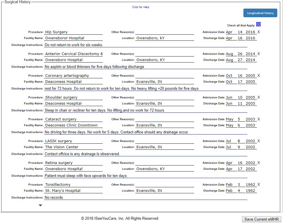 Medical History 1 of 4(2)